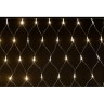 Гирлянда сеть 1,5х1,5м 160 светодиодов теплый белый свет IP20 прозрачный шнур 3м 230В контроллер 8 сцен IEK LIGHTING LGDB410-1-160-L1-T-S-44