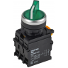 Переключатель с подсвесткой на 2 положения IEK MASTER 1НО+1НЗ MI-SW60-11XD-3-14-2-K06