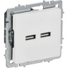 Розетка IEK BRITE BR-U21-D31-K91